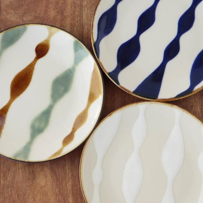 wave 5寸皿 - Craft・Gift ヤッチとムーン オンラインショップ