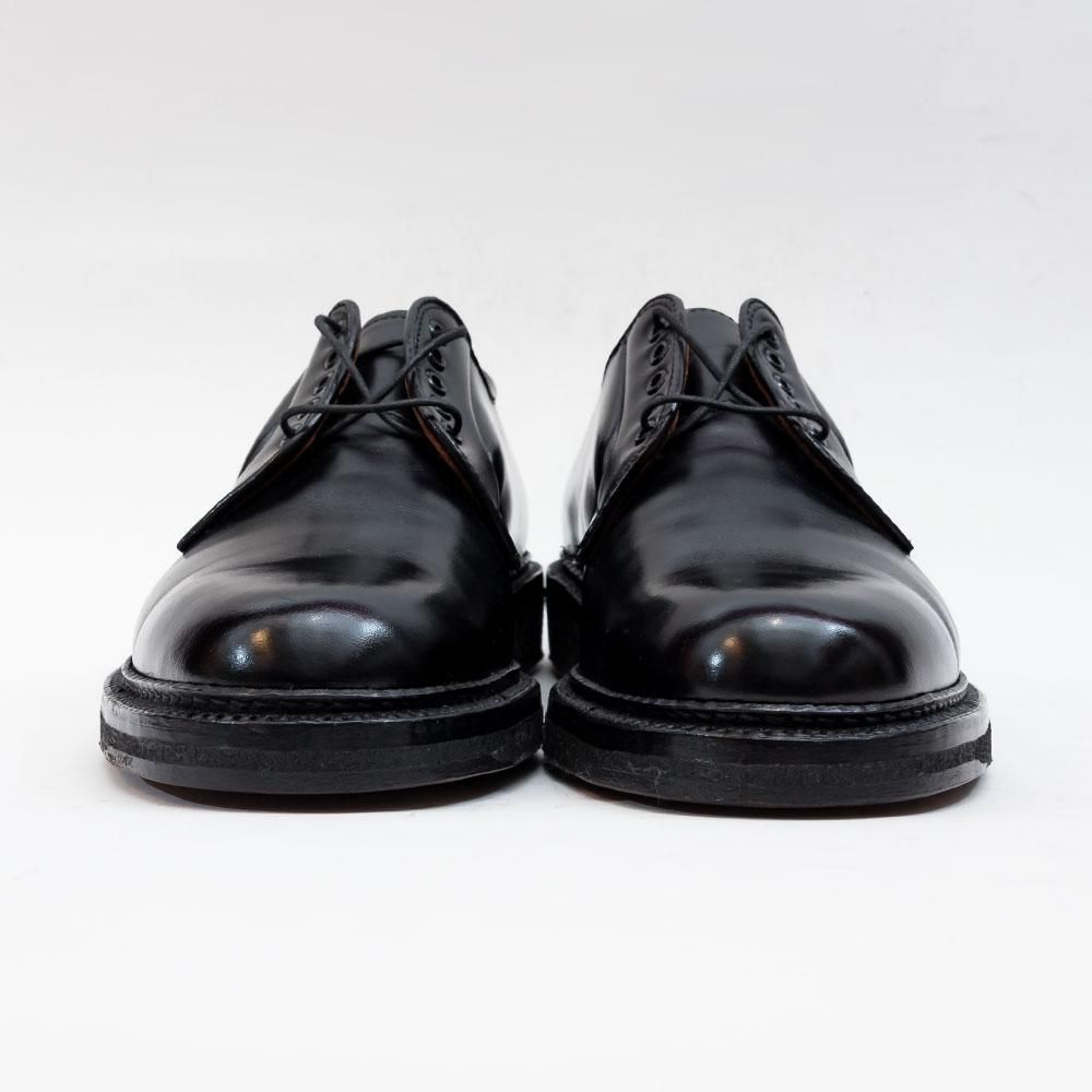 オールデン 9909 プレーントゥ ブラック カーフ バリーラスト beams