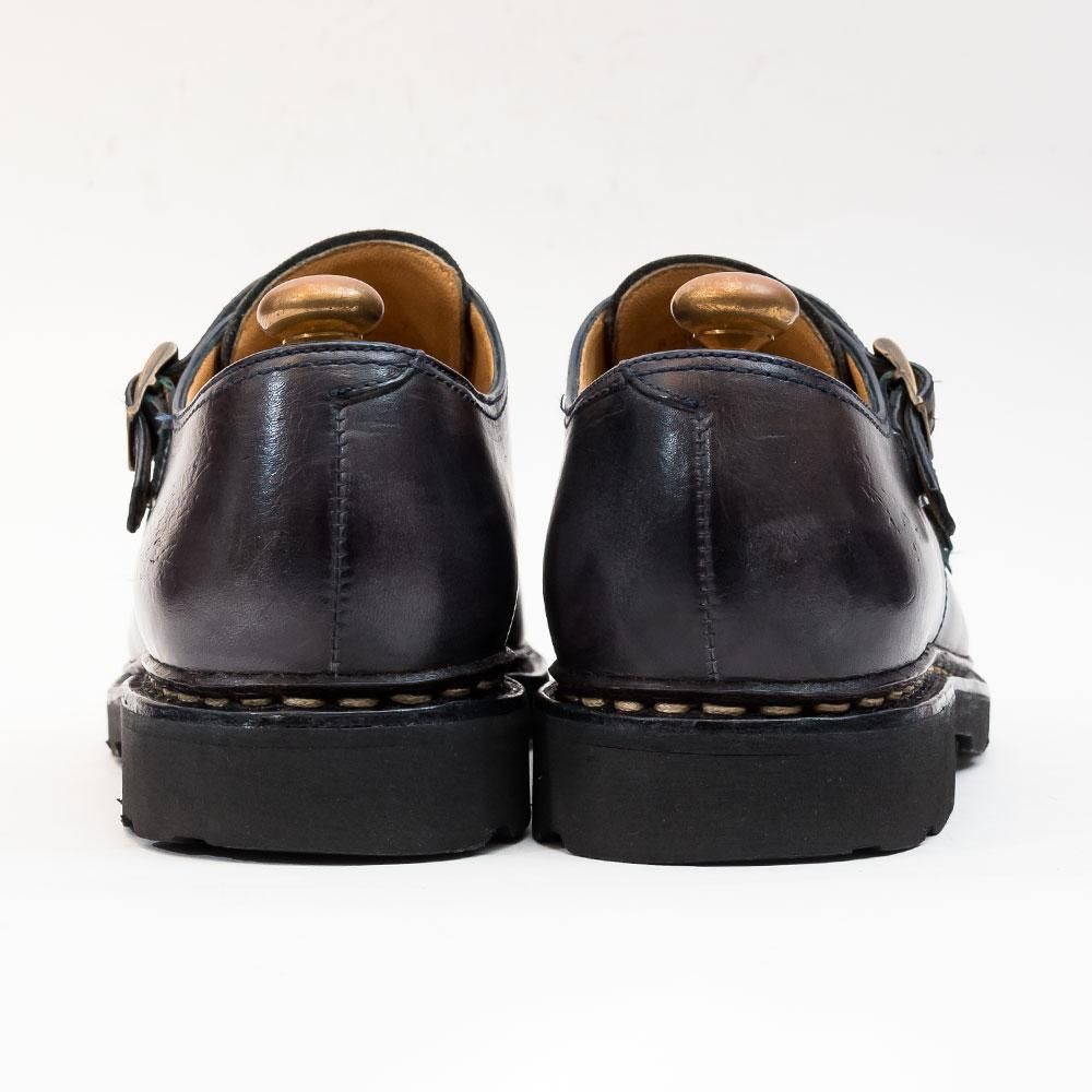 パラブーツ WILLIAM【ウィリアム】 ダブルモンク リスレザー ネイビー