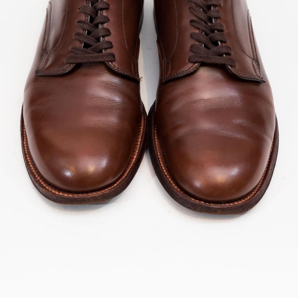 オールデン 53713 プレーントゥ ミリタリーラスト サイズ9D - 中古革靴