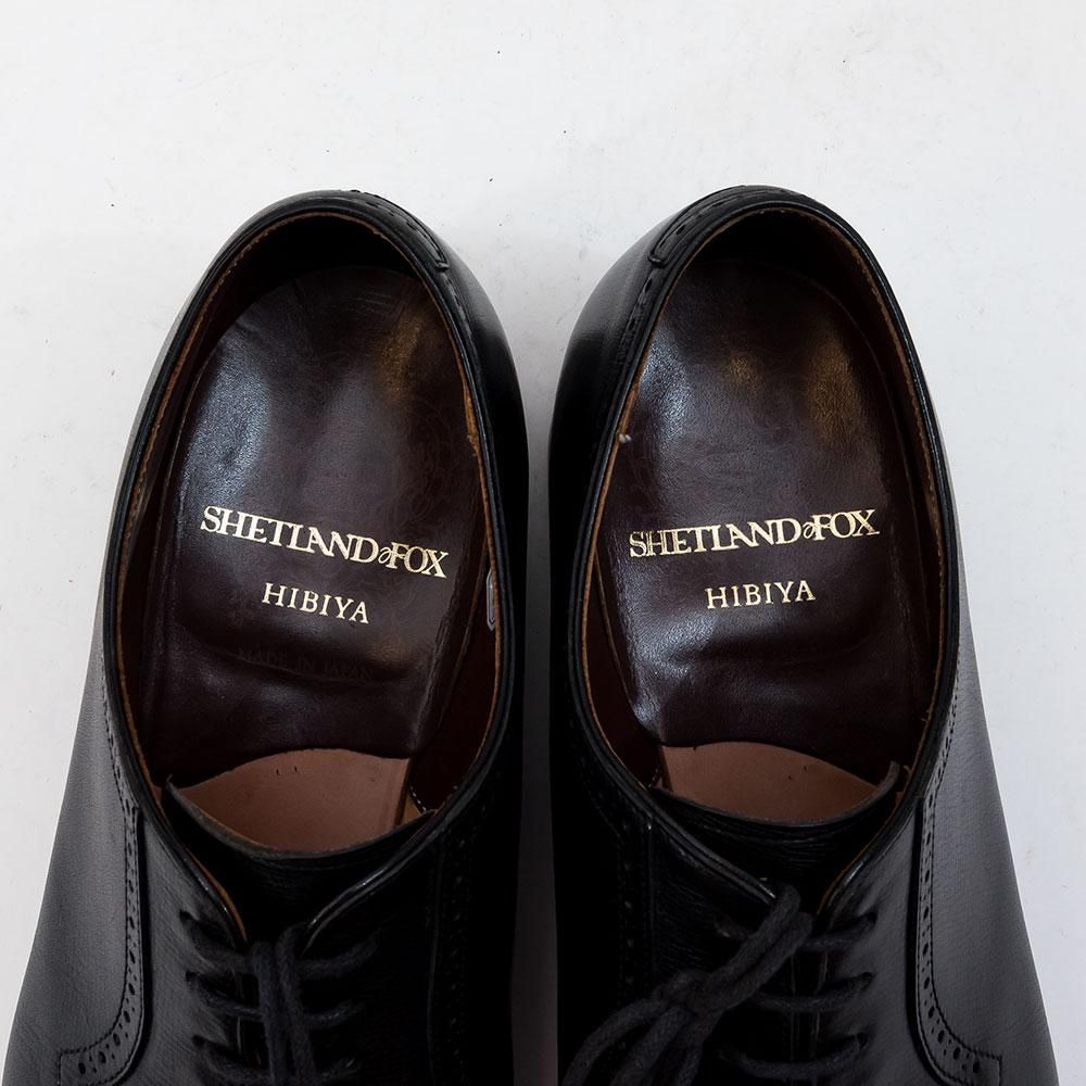 シェットランドフォックス 900F ウィングチップ ブラック 日比谷限定
