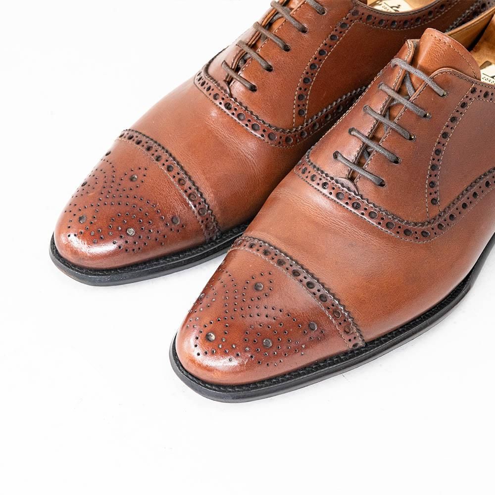 三陽山長 寿三郎 セミブローグ ブラウン アノネイ R201 サイズ5.5