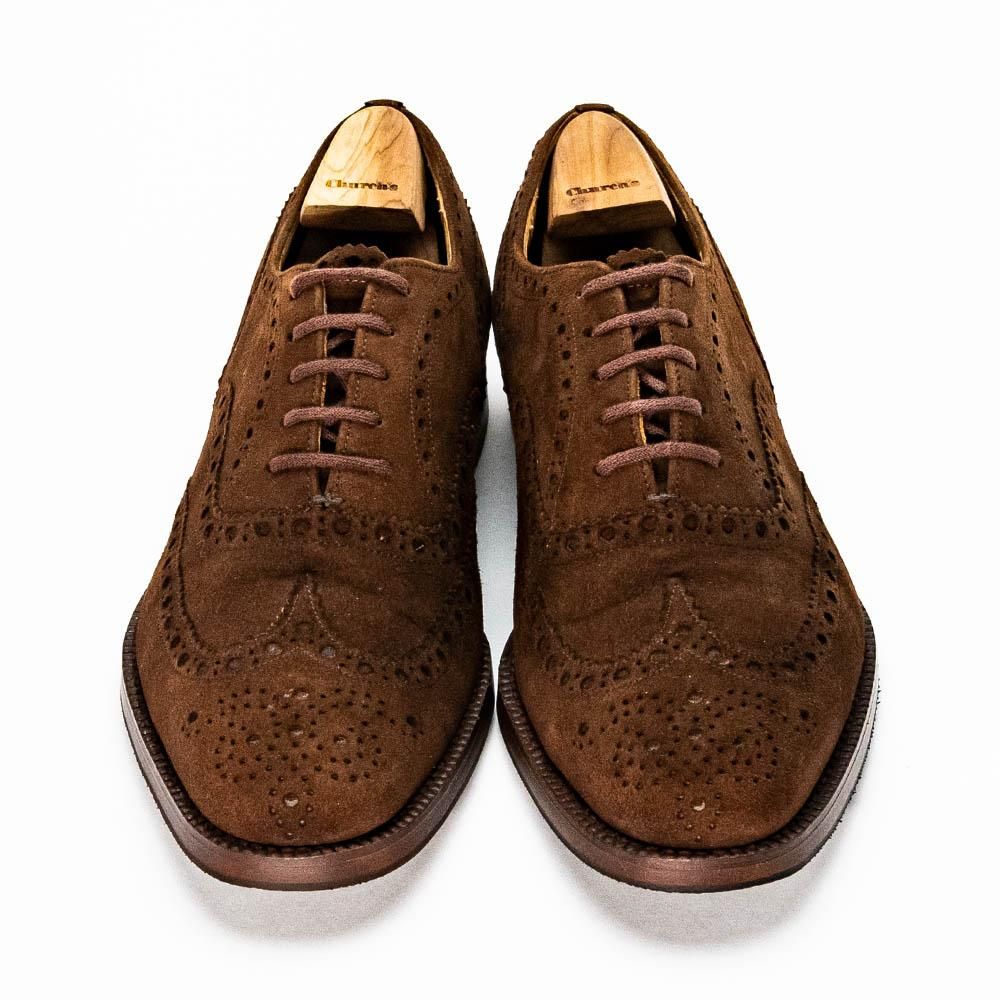 チャーチ BUCK ウィングチップ スエード 3都市 旧チャーチ サイズ60F