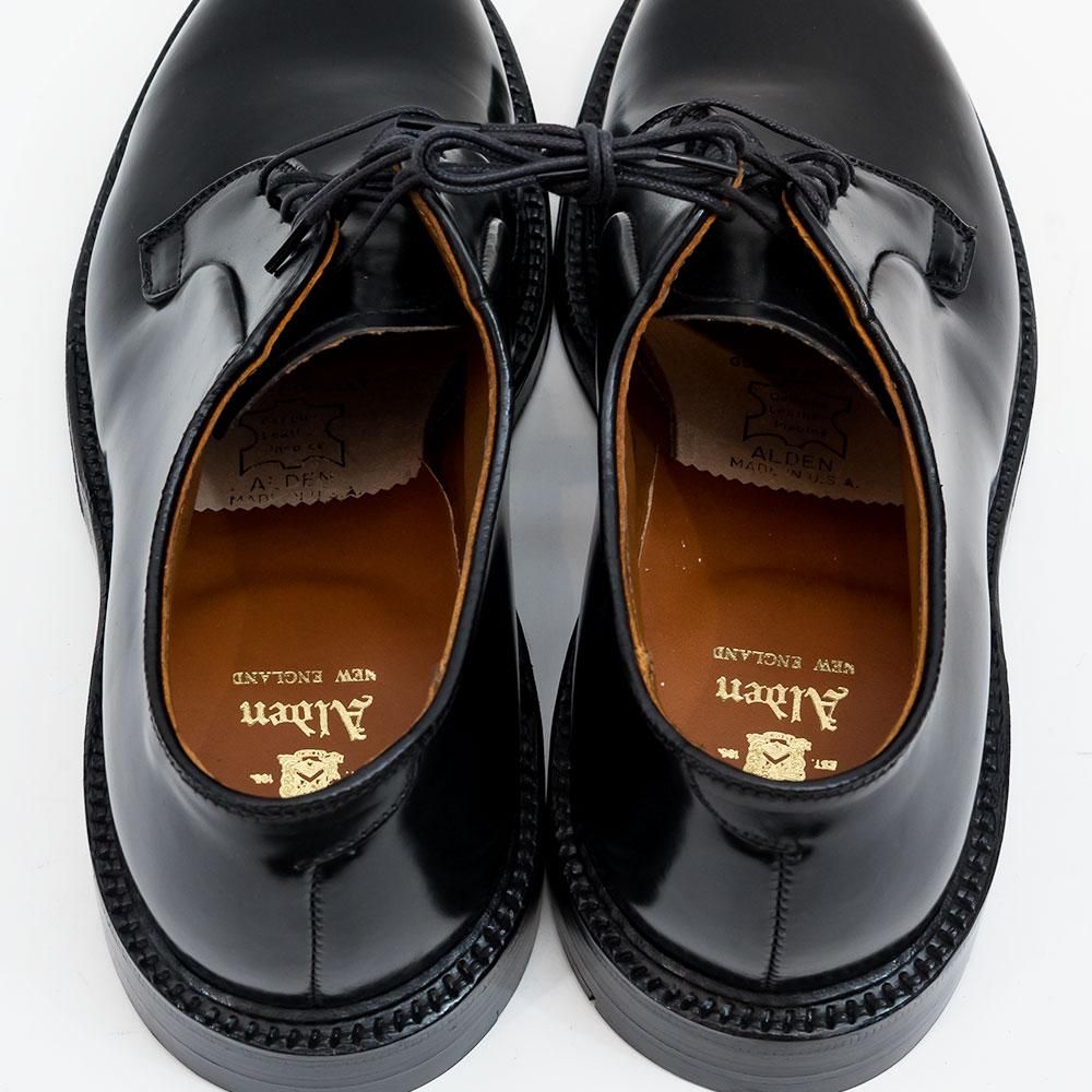 オールデン 9901 外羽根プレーントゥ ブラック コードバン サイズ7D
