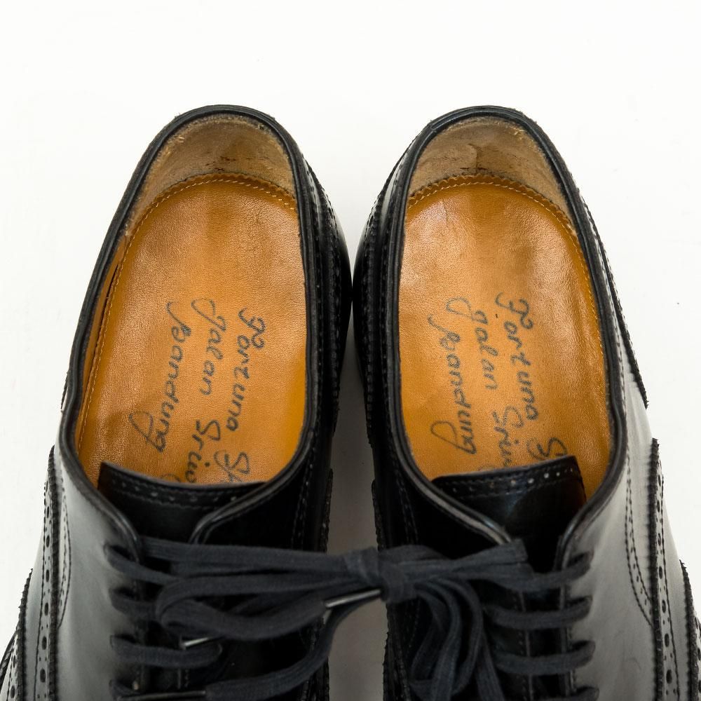 ジャランスリワヤ 98443 内羽根ウィングチップ フルブローグ ブラック