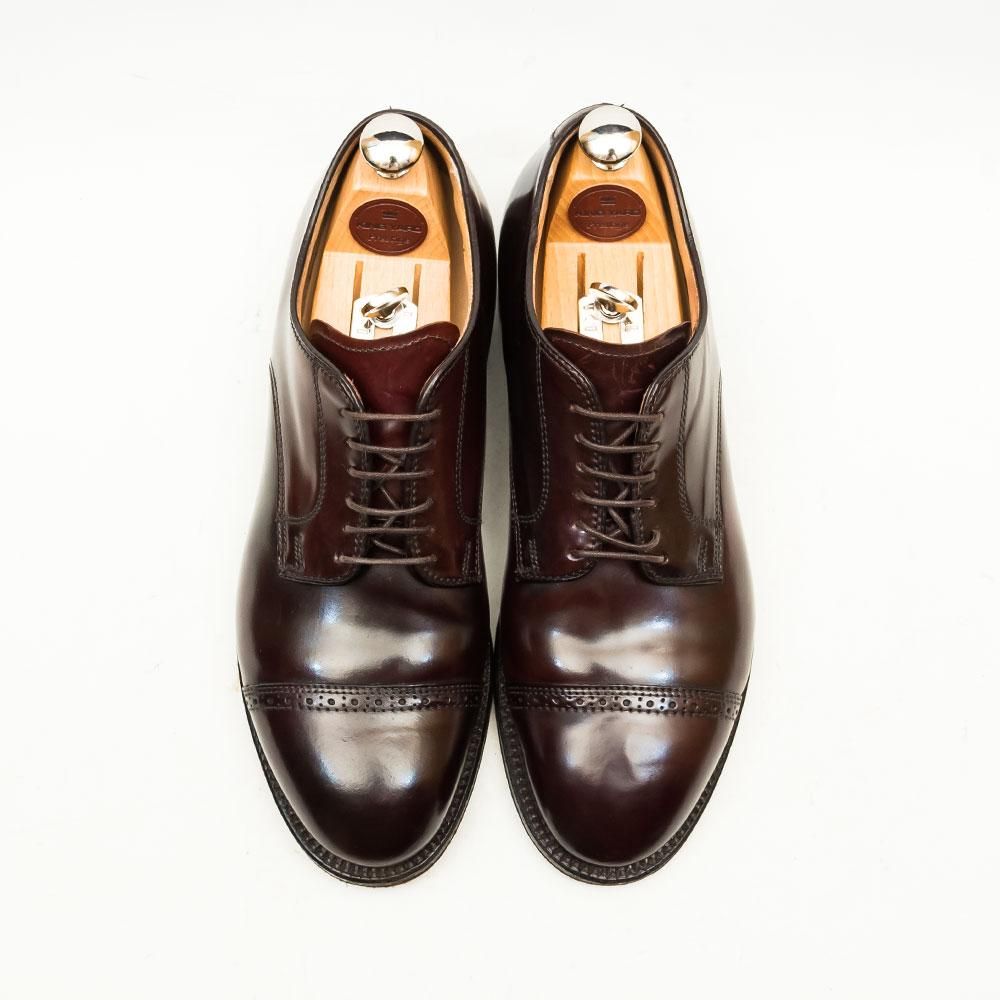 オールデン 56201 パンチドキャップトゥ コードバン バーガンディ