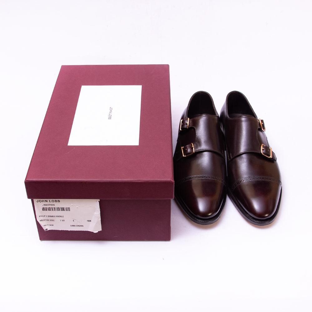 ジョンロブ PHILIP II(フィリップ2)ダブルモンク パンチドキャップ