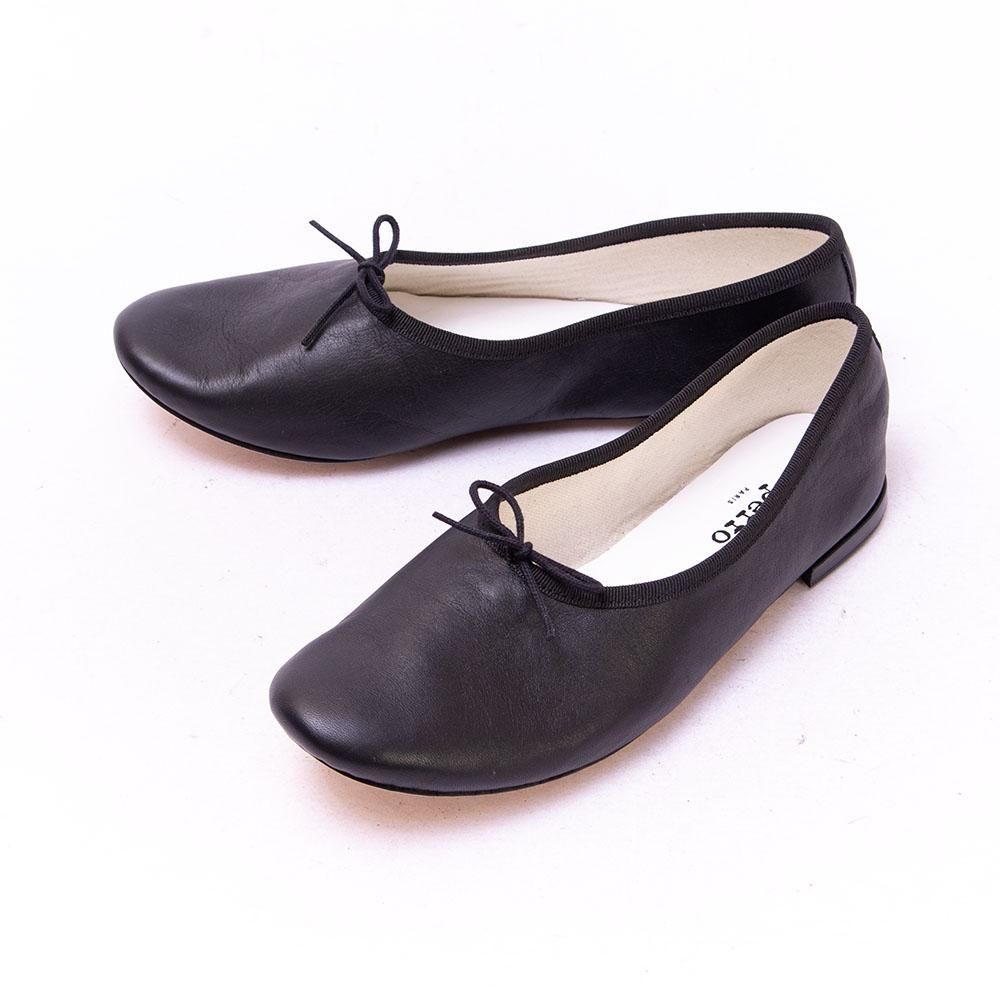 レペット MANON(マノン) レザーバレエシューズ ブラック サイズ39