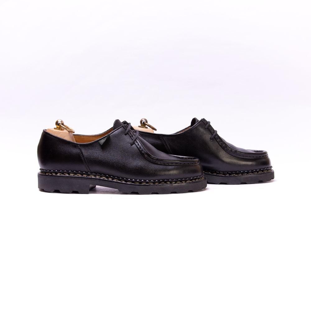 パラブーツ MICHAEL(ミカエル)チロリアンシューズ ブラック リスレザー