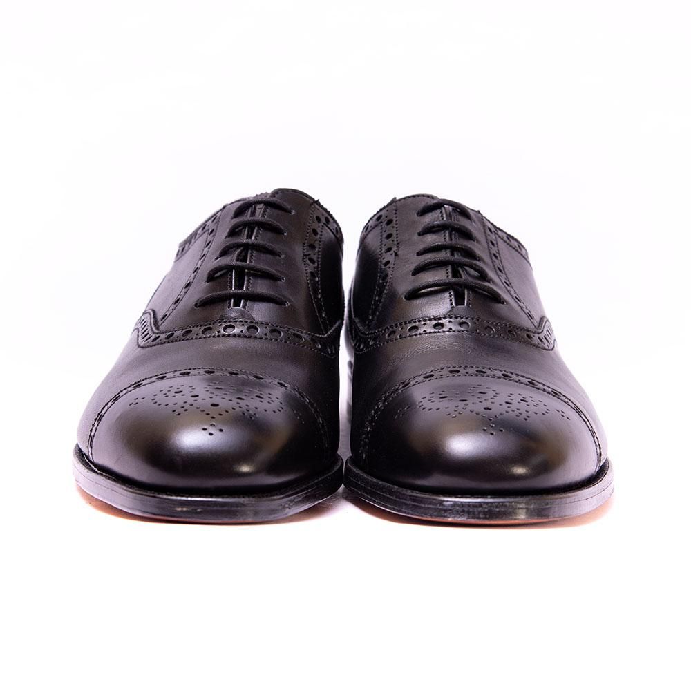 グレンソン セミブローグ ブラック FOOTMASTER サイズ6.5 - 中古革靴