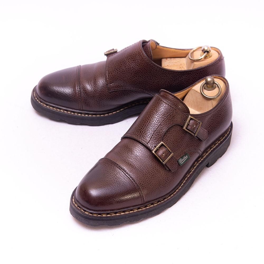 パラブーツ ウィリアム(WILLIAM) ダブルモンク ダークブラウン