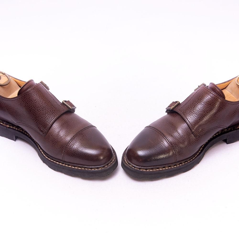 パラブーツ ウィリアム(WILLIAM) ダブルモンク ダークブラウン