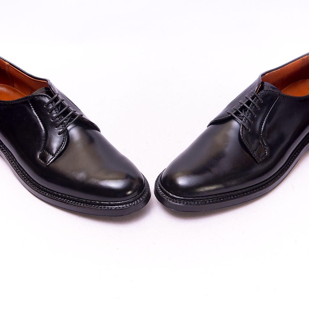 オールデン 9901 プレーントゥ コードバン ブラック サイズ8.5C - 中古