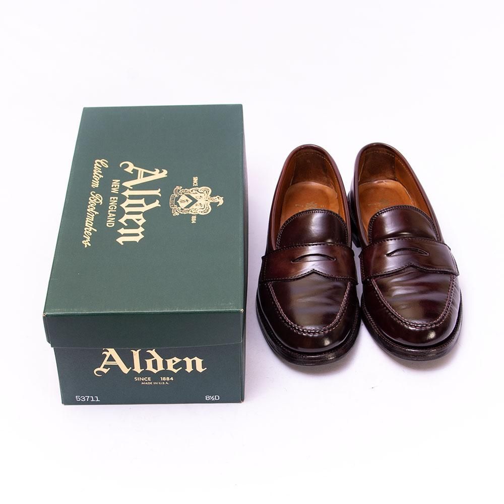 オールデン 9916 コインローファー コードバン バーガンディ サイズ6.5