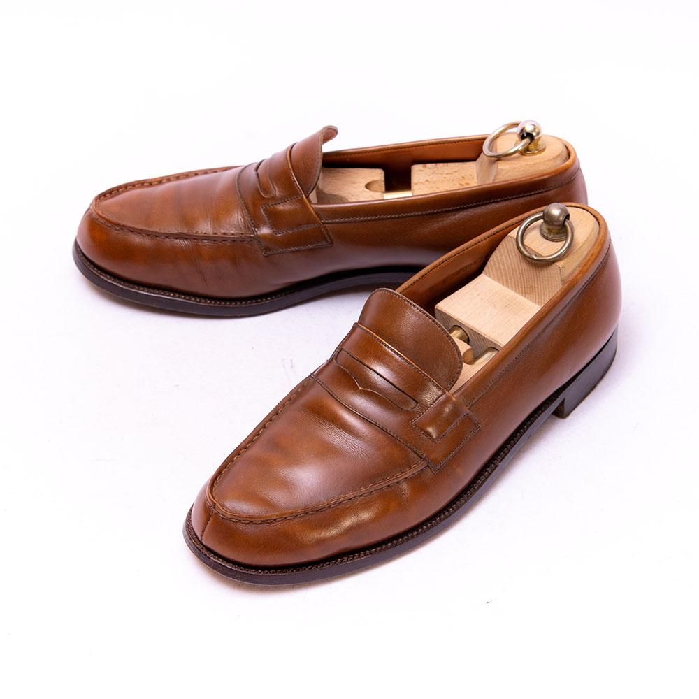 ジェイエムウエストン 180 シグニチャーローファー タン 80～90年代 旧