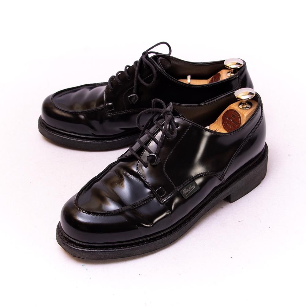 パラブーツ CHAMBORD(シャンボード)Uチップ ブラック Gloss Noir
