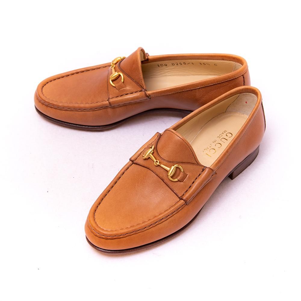 グッチ ビットローファー ライトブラウン レディース サイズ35.5C