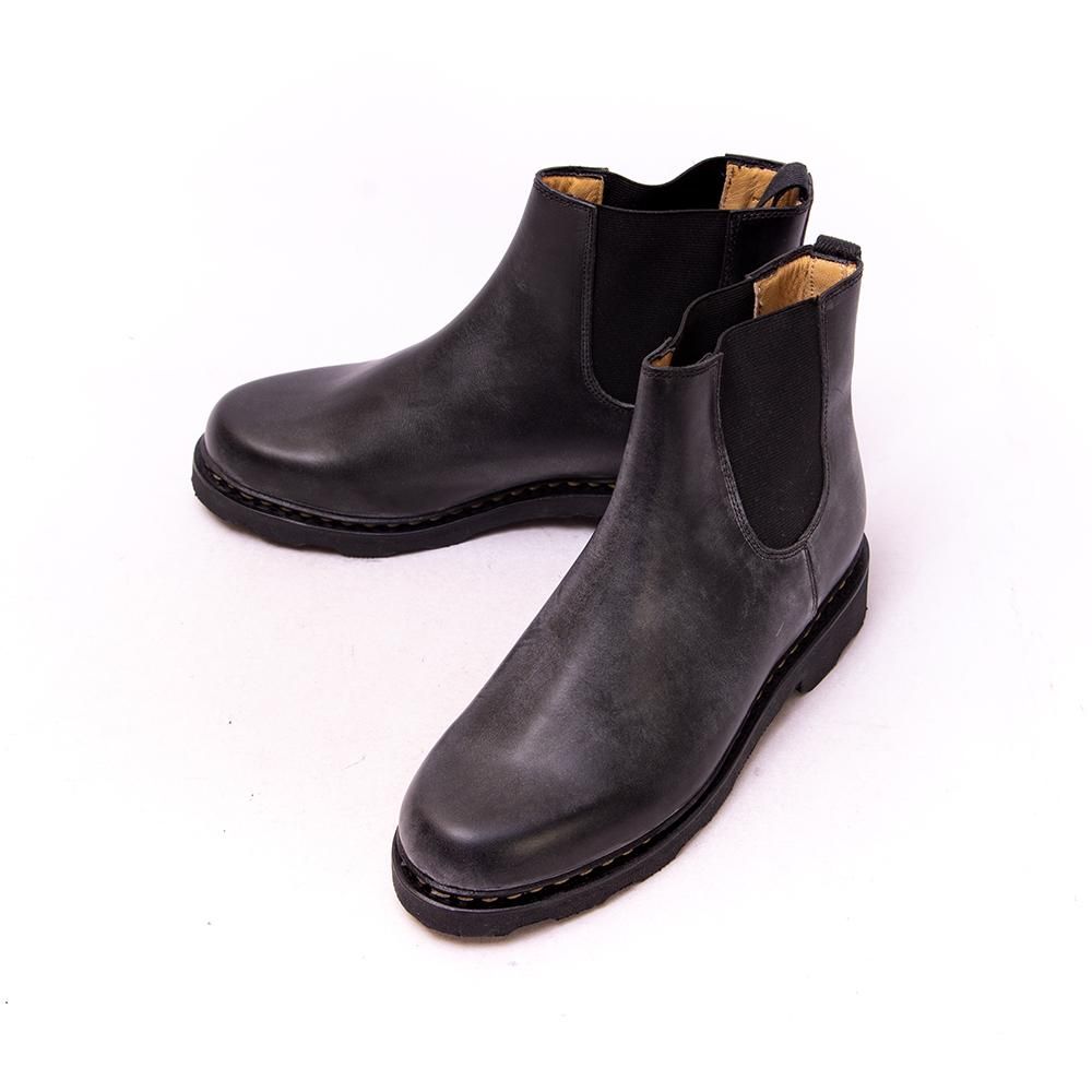 パラブーツ VILLETTE(ヴィレット)サイドゴアブーツ ブラック