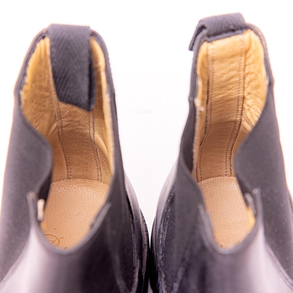 パラブーツ VILLETTE(ヴィレット)サイドゴアブーツ ブラック