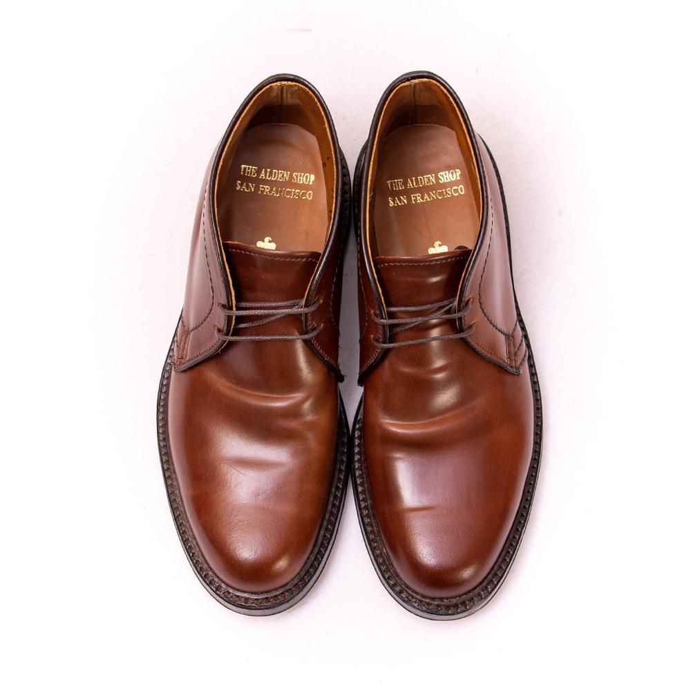 オールデン 1358 チャッカブーツ コードバン マホガニー レアカラー