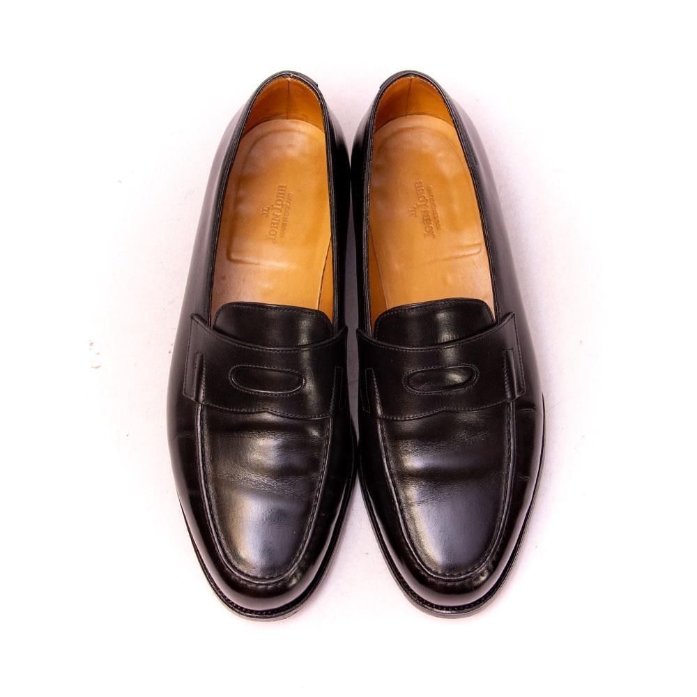 ジョンロブ LOPEZ(ロペス) コインローファー ブラック サイズ6.5E