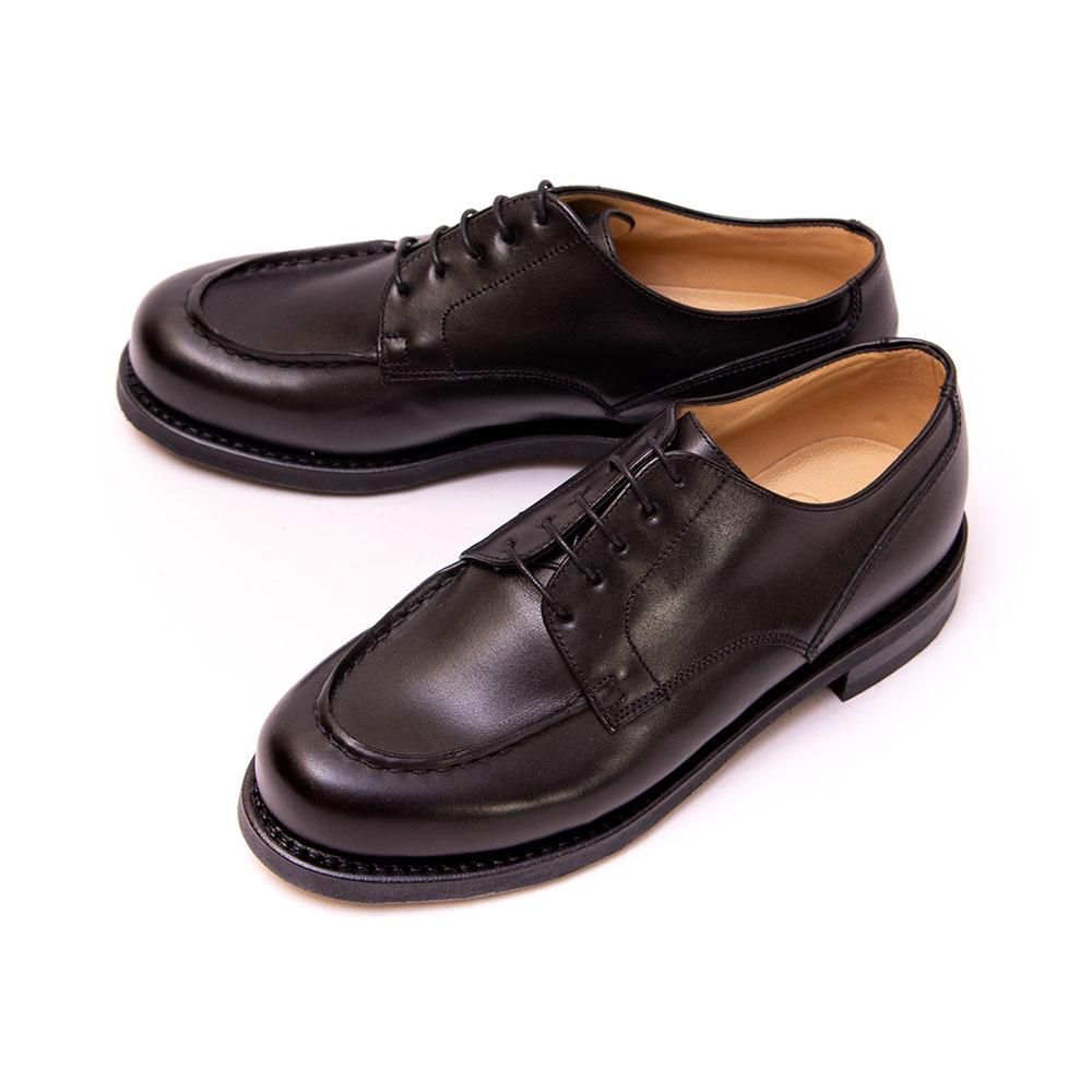 パラブーツ CHAMBORD(シャンボード) PBGG Uチップ ブラック ドレス