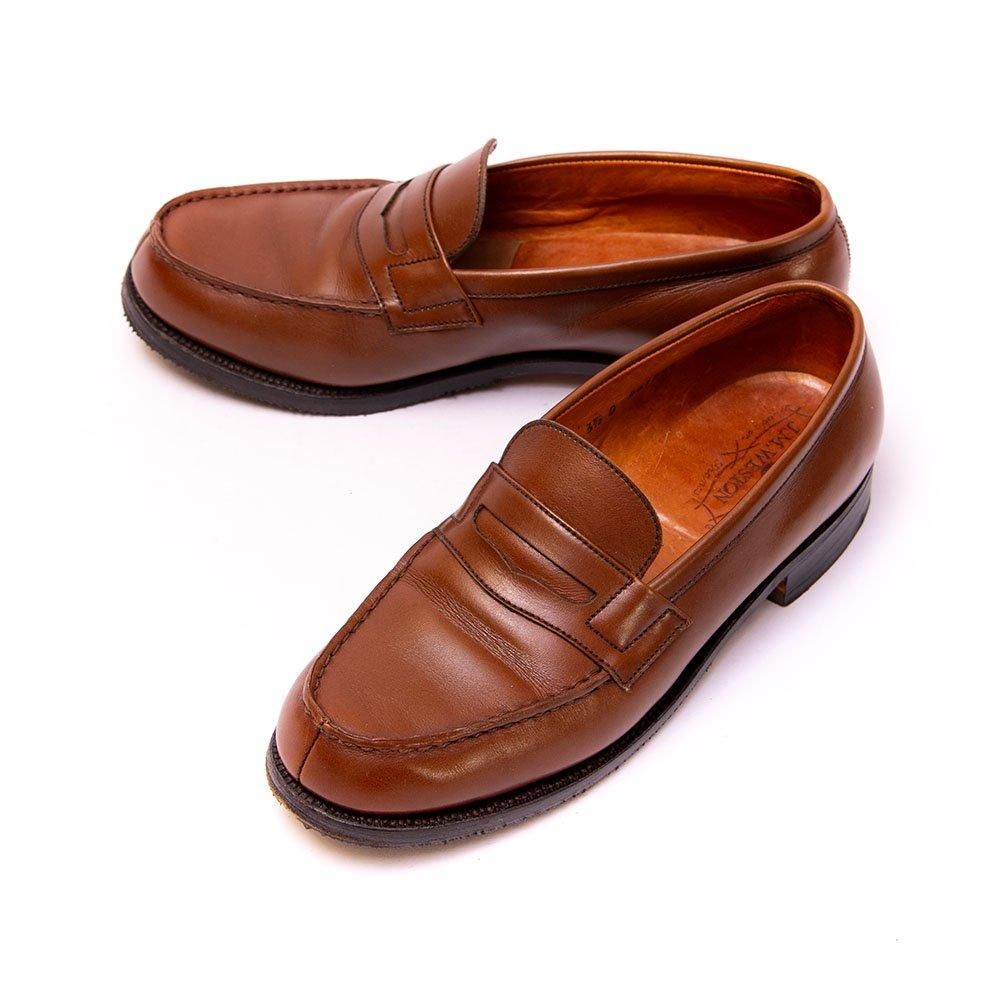 ジェイエムウエストン 180 シグニチャーローファー タン ブラウン 旧