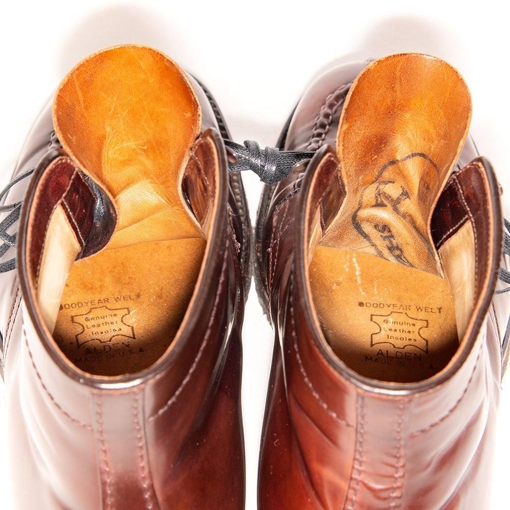 オールデン 4540H タンカーブーツ Uチップ NST コードバン