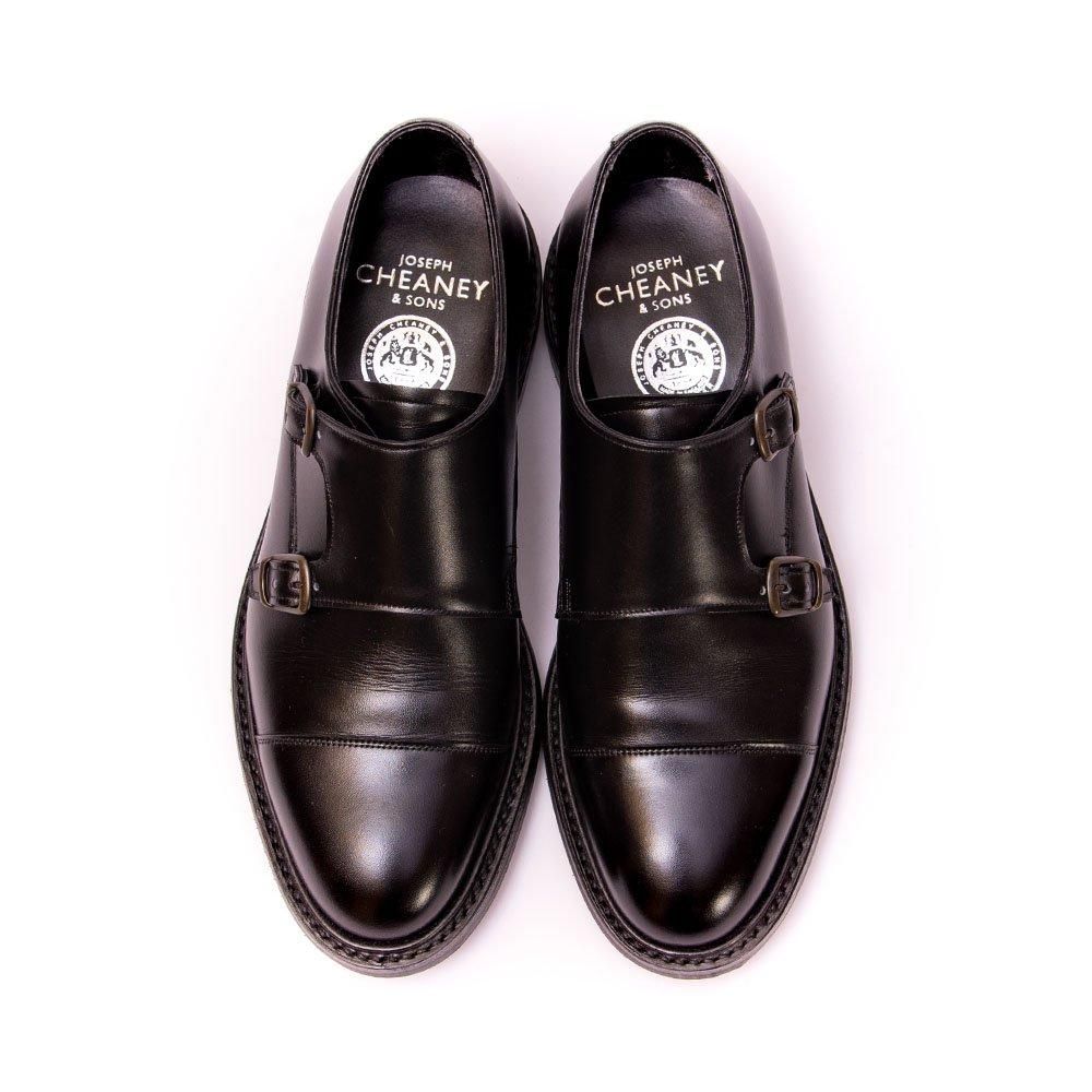 ジョセフ チーニー BLISWORTH(ブリスワース) ダブルモンク ブラック