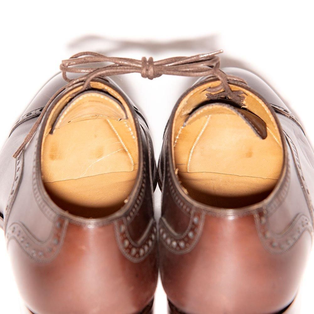 マグナーニ 12078 クォーターブローグ ダークブラウン サイズ40 - 中古