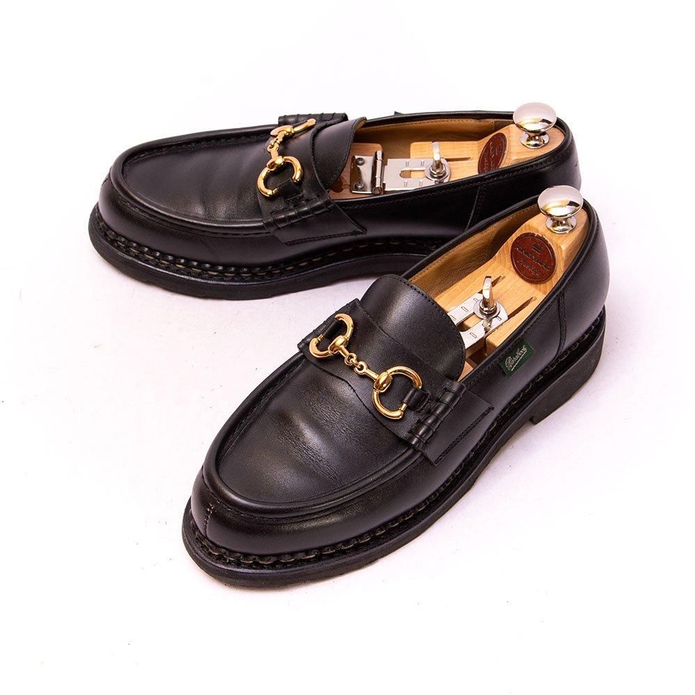 パラブーツ REIMS MORS(ランスモア) ビットローファー ブラック