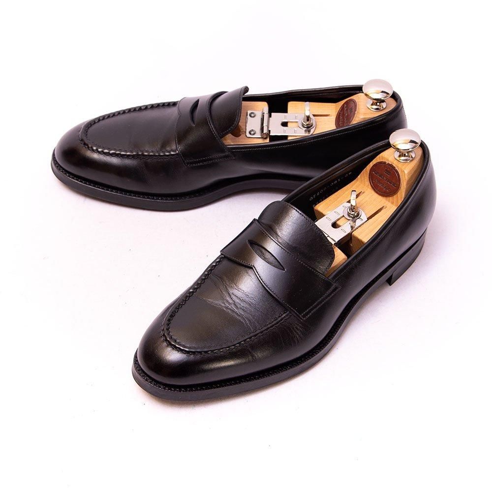 三陽山長 弥伍郎 コインローファー ブラック サイズ6.5 - 中古革靴販売