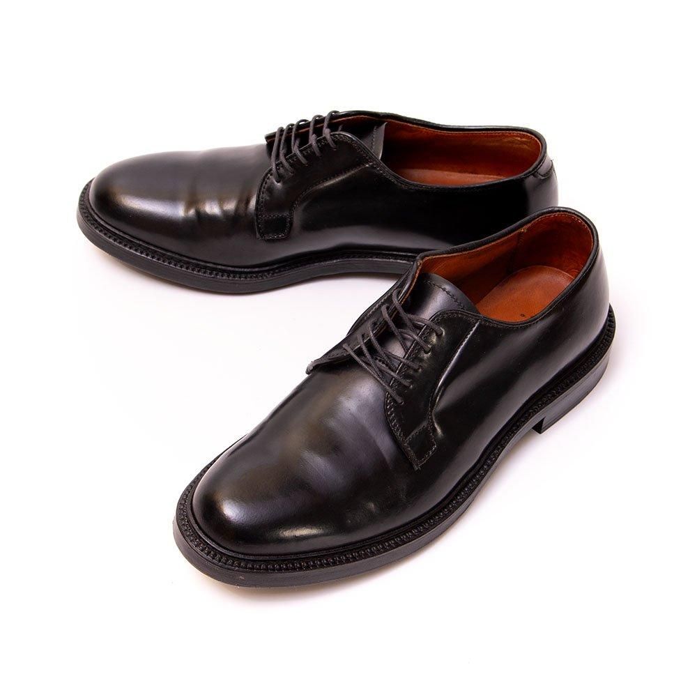 オールデン 9901 プレーントゥ ブラック コードバン サイズ8.5D - 中古