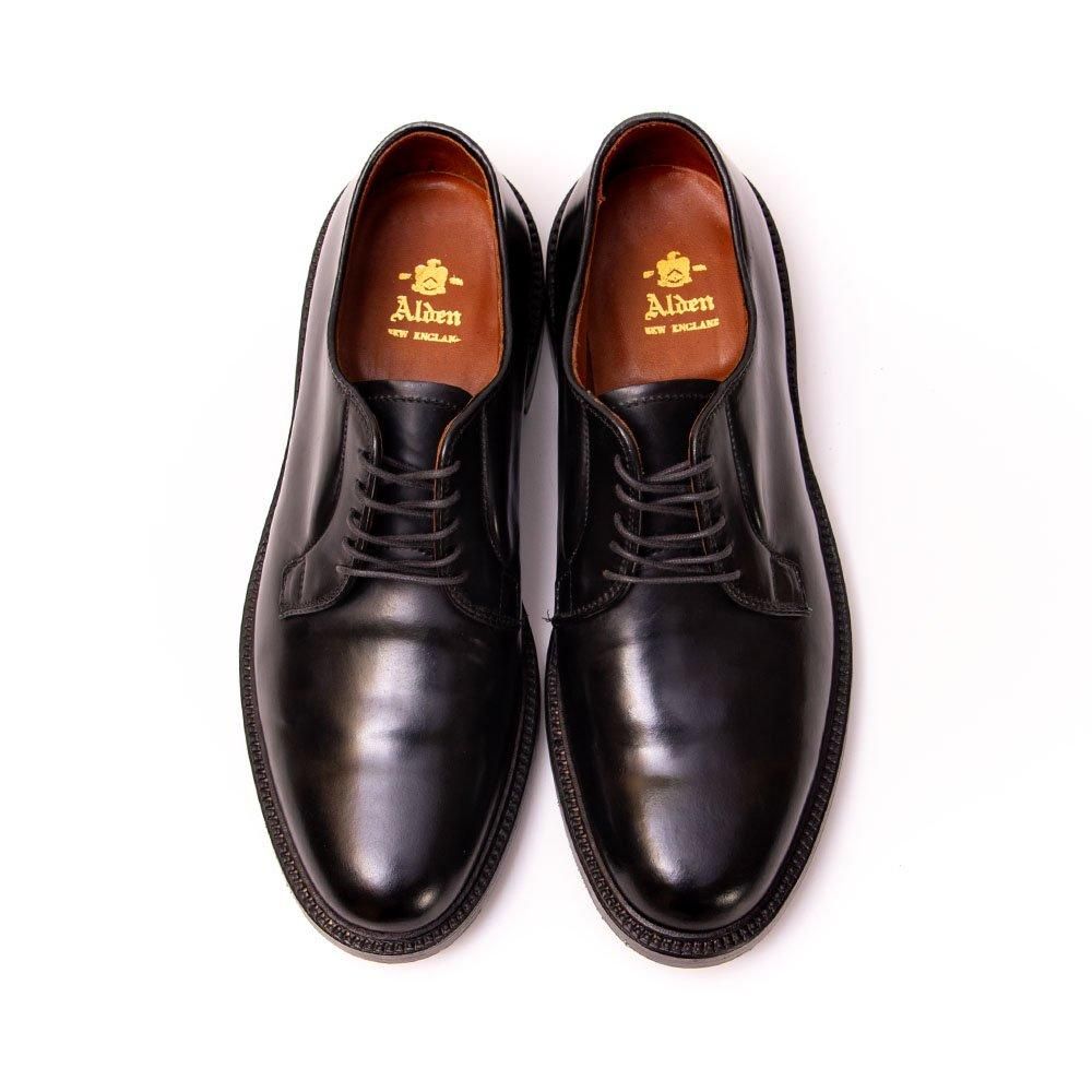 オールデン 9901 プレーントゥ ブラック コードバン サイズ8.5D - 中古