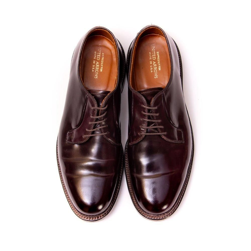 オールデン 990 プレーントゥ バーガンディ コードバン サイズ9D