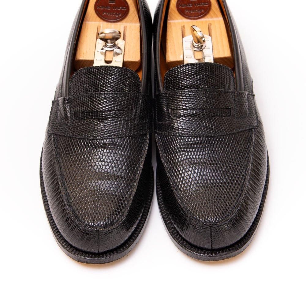 ジェイエムウエストン 180 シグニチャーローファー ブラック リザード