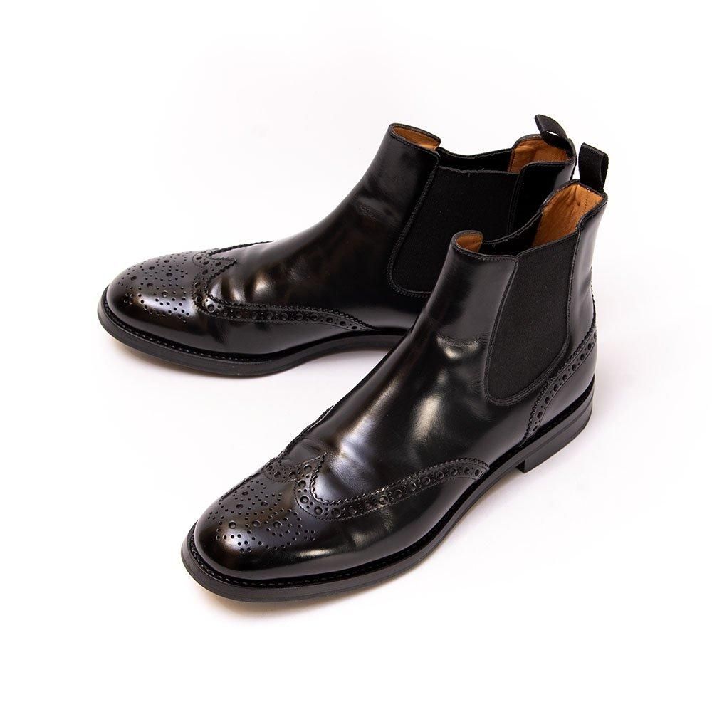 チャーチ KETSBY(ケッツビー)サイドゴアブーツ ブラック ポリッシュド