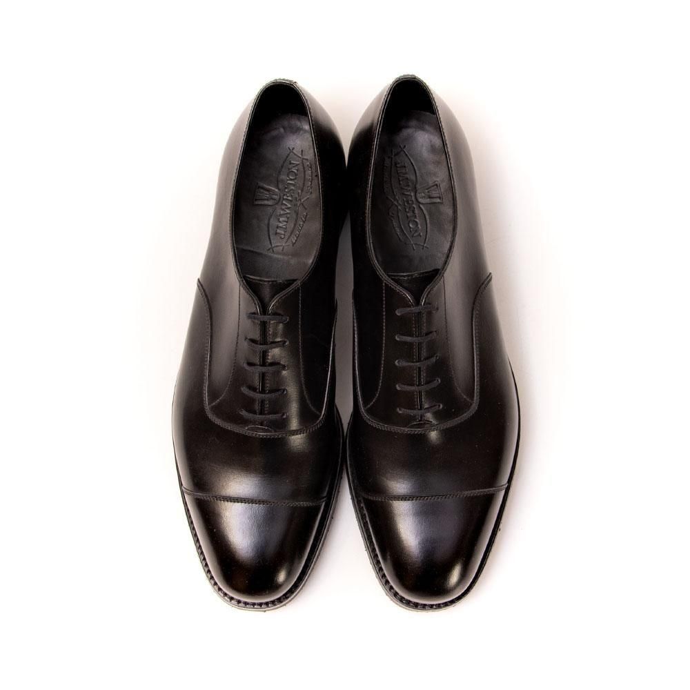 ジェイエムウエストン 300 ストレートチップ ブラック ラバーソール