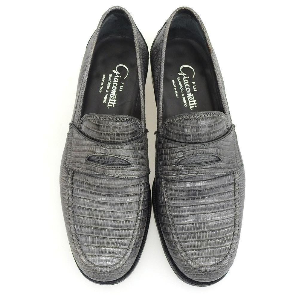 フラテッリ ジャコメッティ FG123 コインローファー リザード テジュー