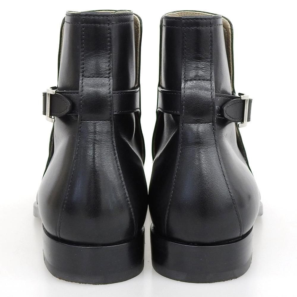 エルメス モンクストラップブーツ ブラック サイズ39.5 - 中古革靴販売