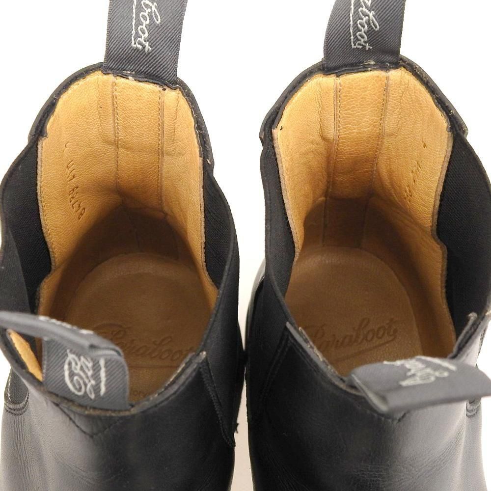 パラブーツ VILLETTE(ヴィレット)サイドゴアブーツ ブラック レス