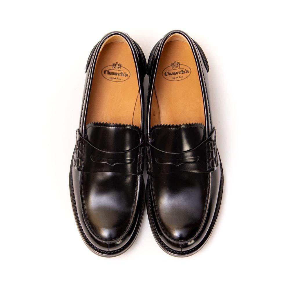 チャーチ PEMBREY(ペンブリー) コインローファー ブラック ポリッシュ