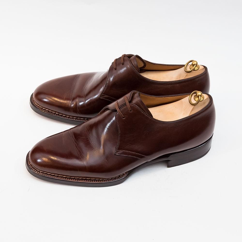 ステファノ ベーメル 2アイレット プレーントゥ 純正ツリー ボックス付