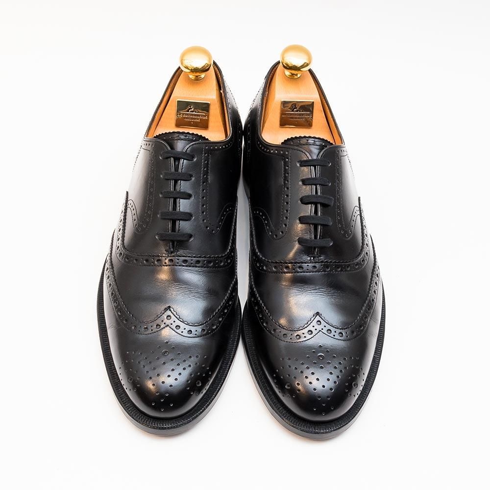 ラルフローレン ウィングチップ フルブローグ レザーシューズ サイズ25