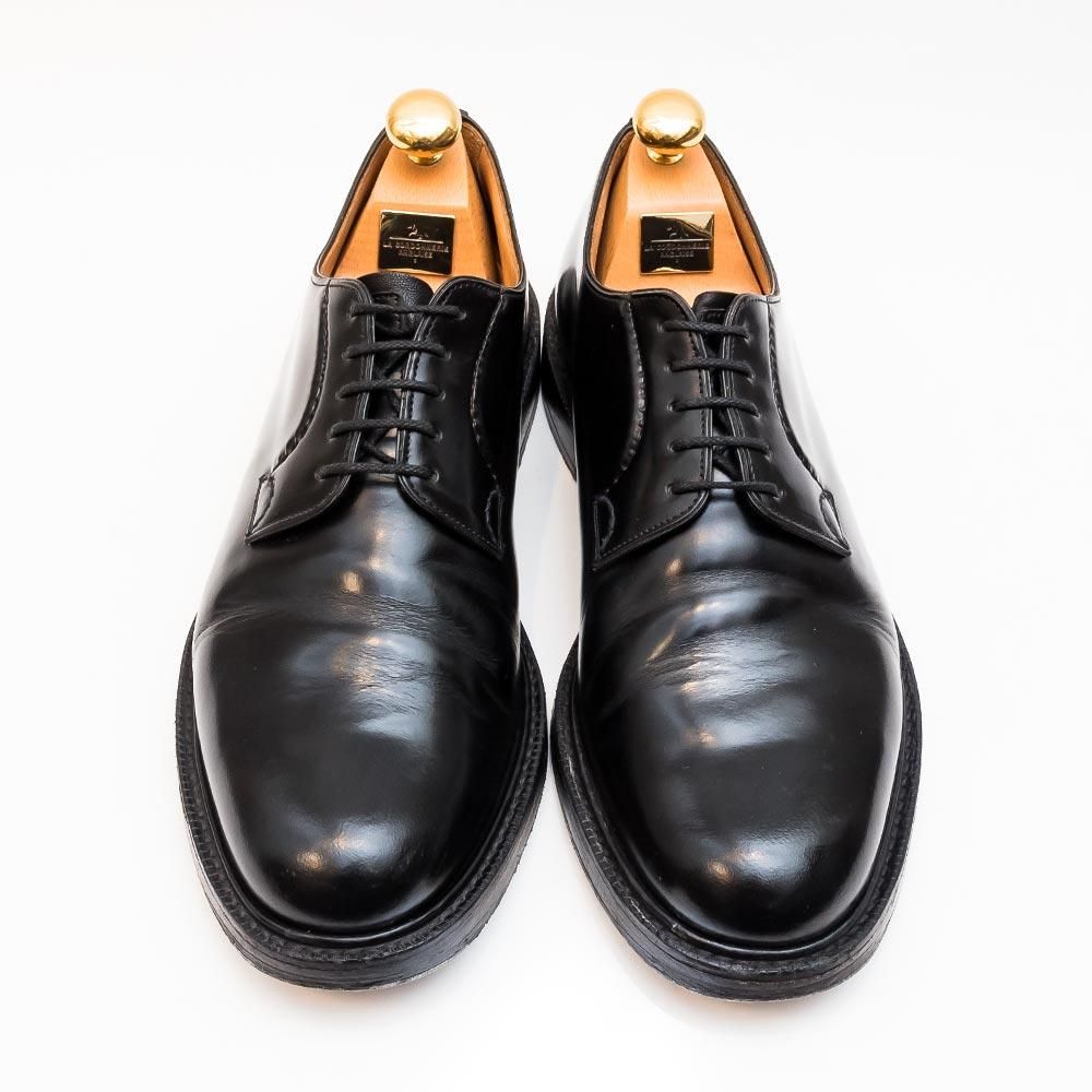 チャーチ シャノン 黒 レザー ドレスシューズ 木製シューツリー付き