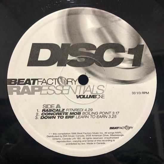 V.A / Beat Factory Rap Essentials Volume 1 - SLASH RECORD