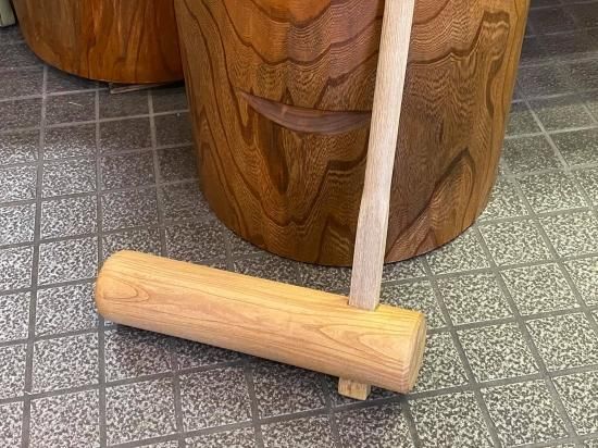 天然けやき杵（中）餅つき 大人用