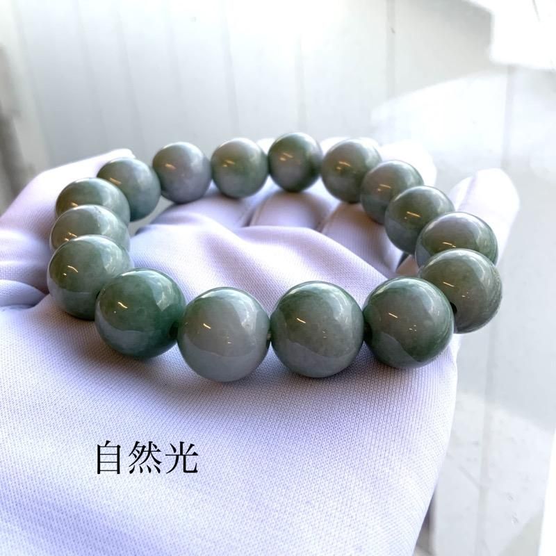 糸魚川翡翠 ブレスレット 13mm玉 】 糸魚川産翡翠 限定 一点物 天然石