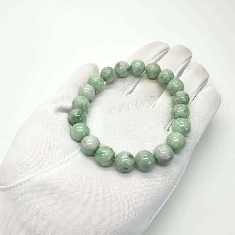 糸魚川翡翠 ブレスレット AAA10mm玉 】 糸魚川産翡翠 限定 一点物