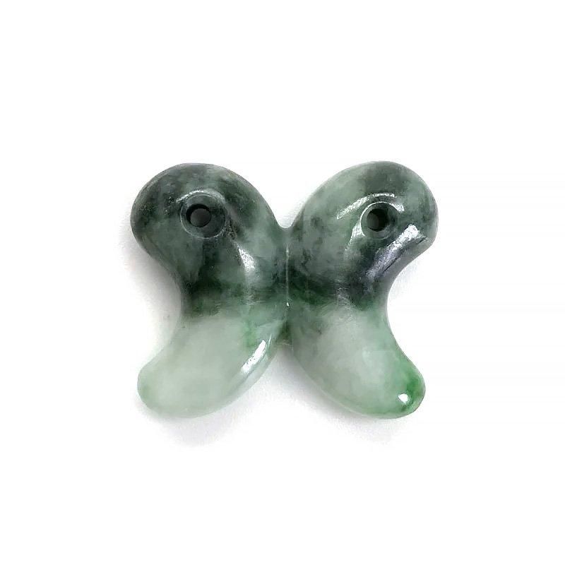 糸魚川翡翠 勾玉 蝶型/双子型 】 国産 天然石 糸魚川産翡翠 ひすい